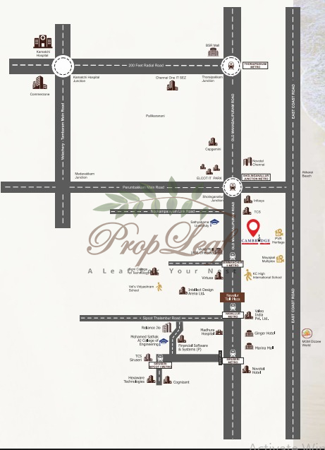 Dac Cambridge Location Map